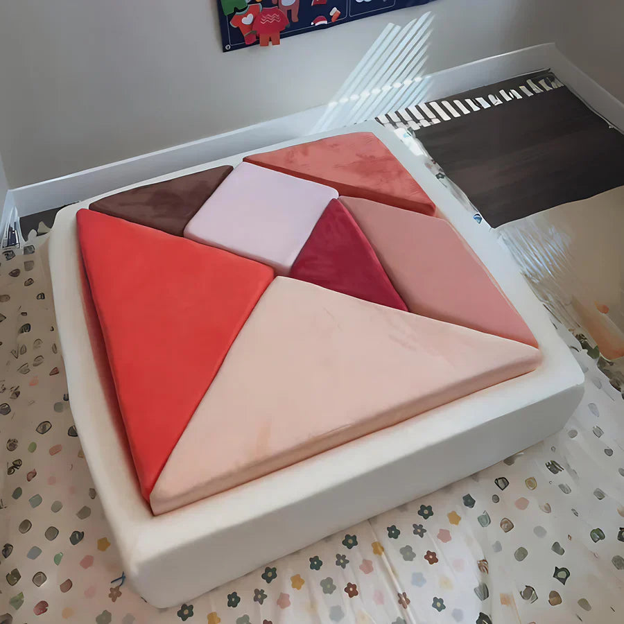 Plushitect® - Tangram Puzzle Play Couch