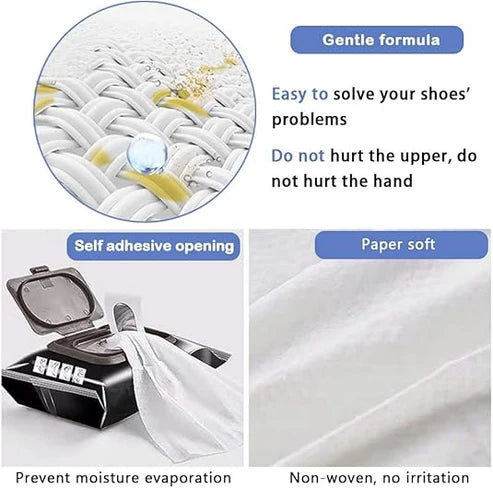 WipeRush® - Sneaker & Shoe Cleaning Wipes (80pcs)