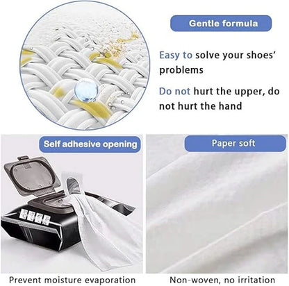 WipeRush® - Sneaker & Shoe Cleaning Wipes (80pcs)