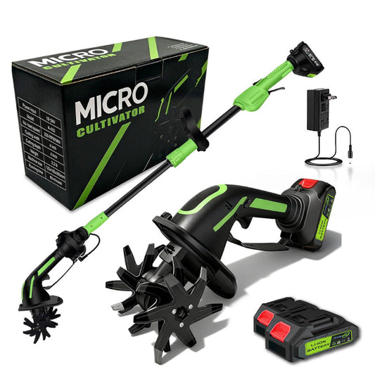 CultivaPro® - Fresadora y Aradora sin cable con barra extensible
