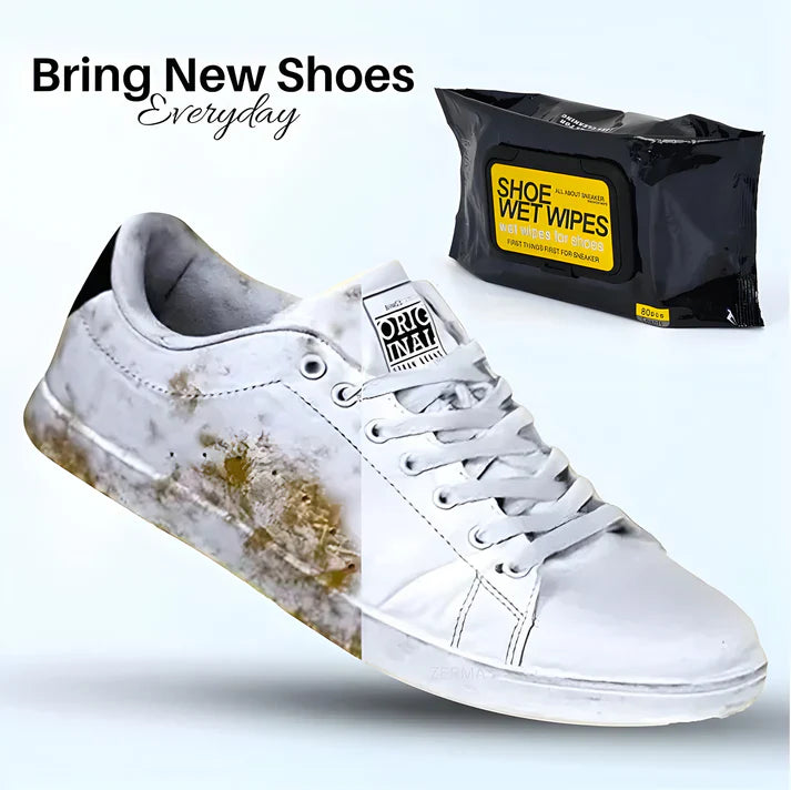 WipeRush® - Sneaker & Shoe Cleaning Wipes (80pcs)
