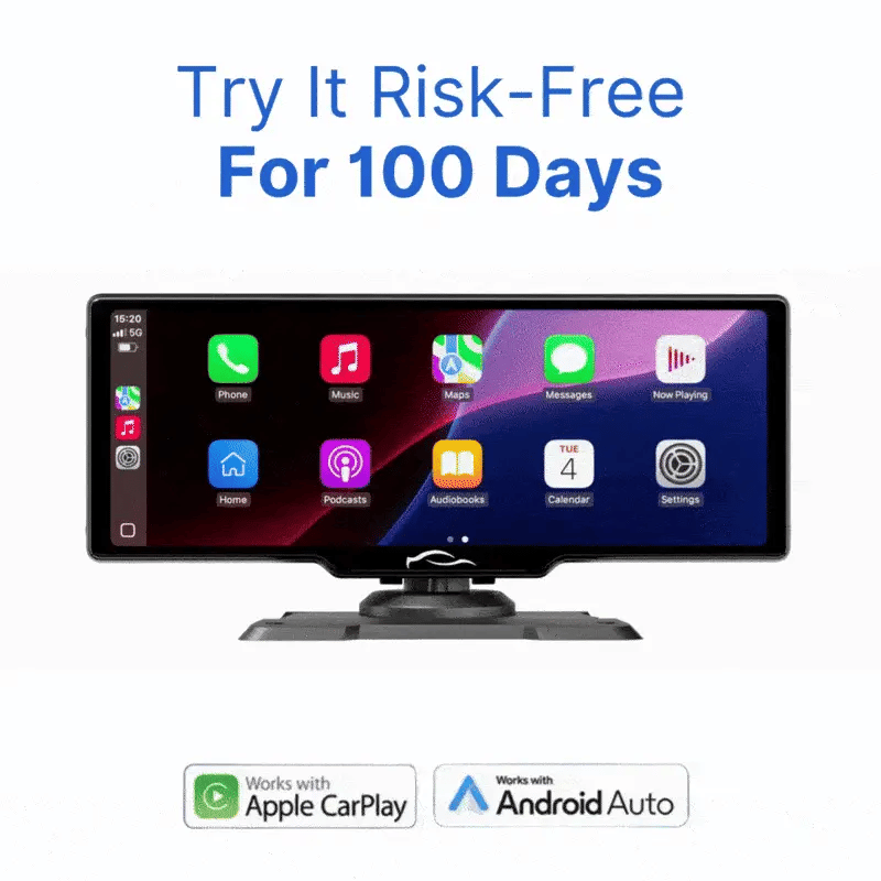 CarConnect Pro® - 4K Wireless Smart Screen (Apple CarPlay & Android Auto)