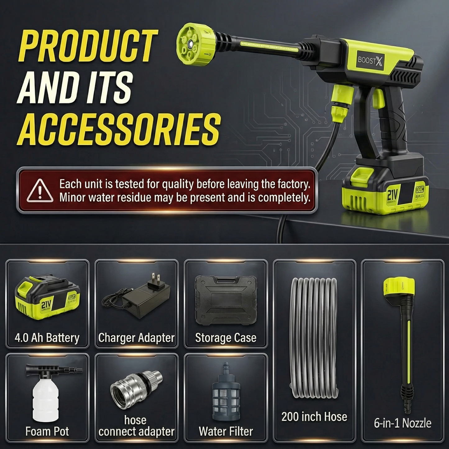 BoostX® Pro - Cordless High-Pressure Washer