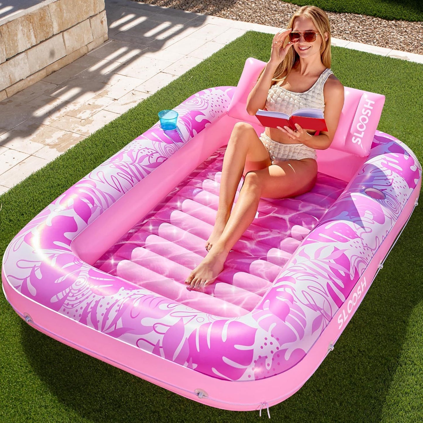 AquaLounge® - Inflatable Air Mattress XL with Pillow