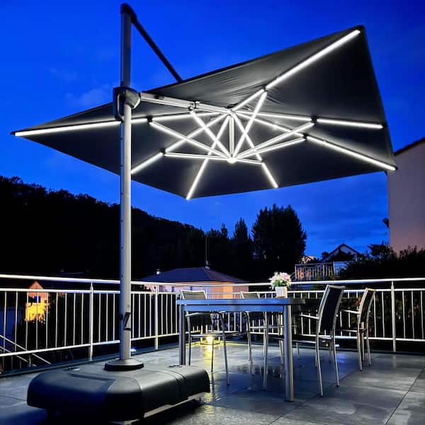 Parasoléa® - Adjustable Solar LED Parasol