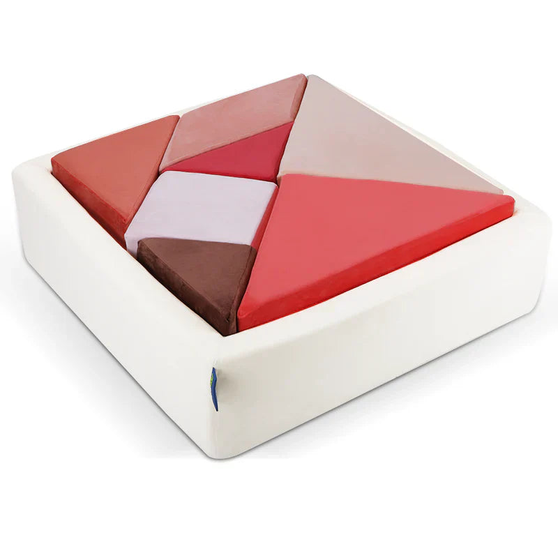 Plushitect® - Tangram Puzzle Play Couch