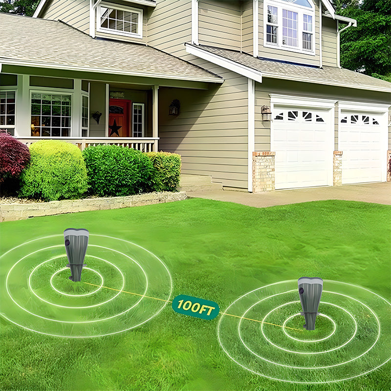 MoleAway® - Solar Powered Waterproof Screw Mole Repellent