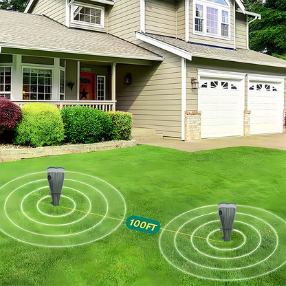 MoleAway® - Solar Powered Waterproof Screw Mole Repellent